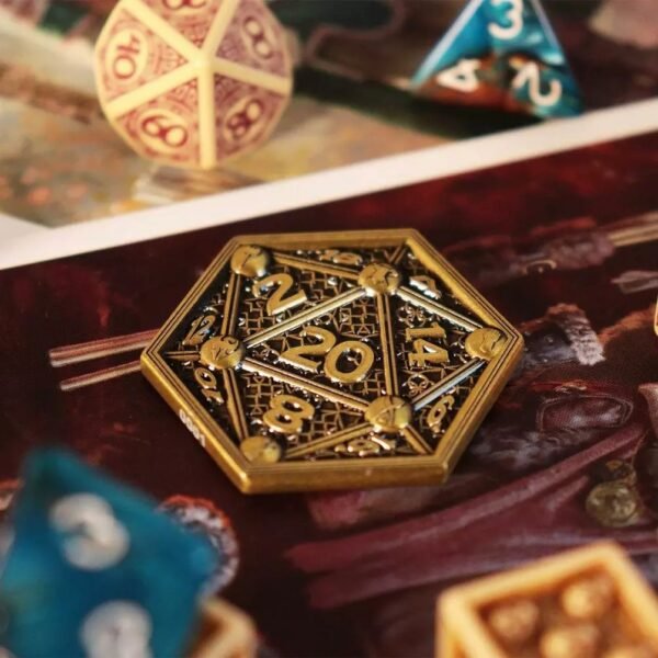 Conjunto clásico de monedas y cartas de Dungeons & Dragons - Imagen 3