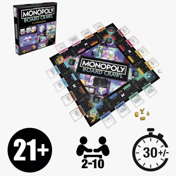 Juego de Monopoly Board Crawl - Imagen 3
