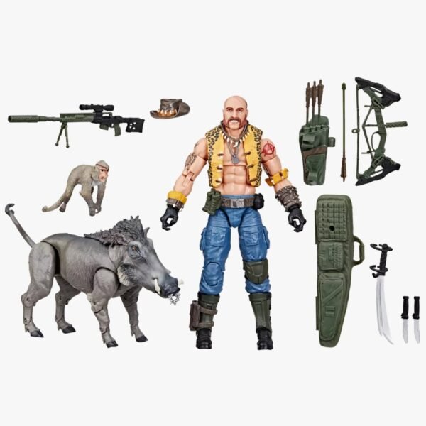 Serie de clasificados de GI Joe n.º 125, Dreadnok Gnawgahyde y sus mascotas Porkbelly y Yobbo - Imagen 9