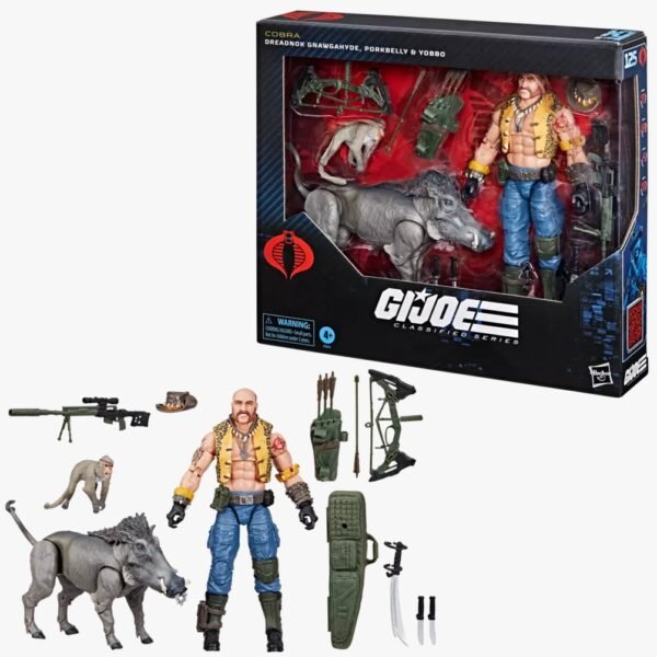 Serie de clasificados de GI Joe n.º 125, Dreadnok Gnawgahyde y sus mascotas Porkbelly y Yobbo - Imagen 10